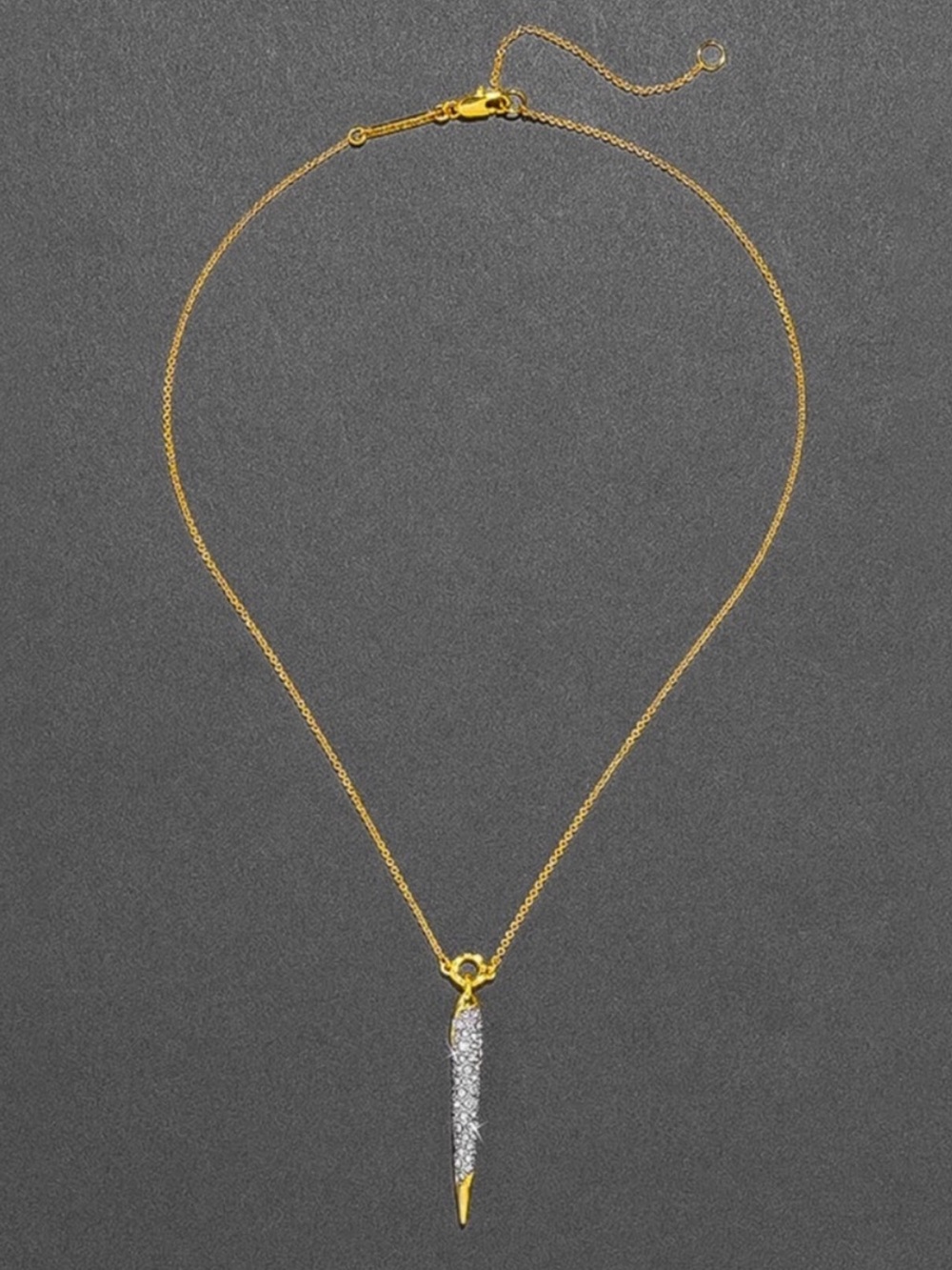 ALEXIS BITTAR Solanales Crystal Spear Pendant Necklace